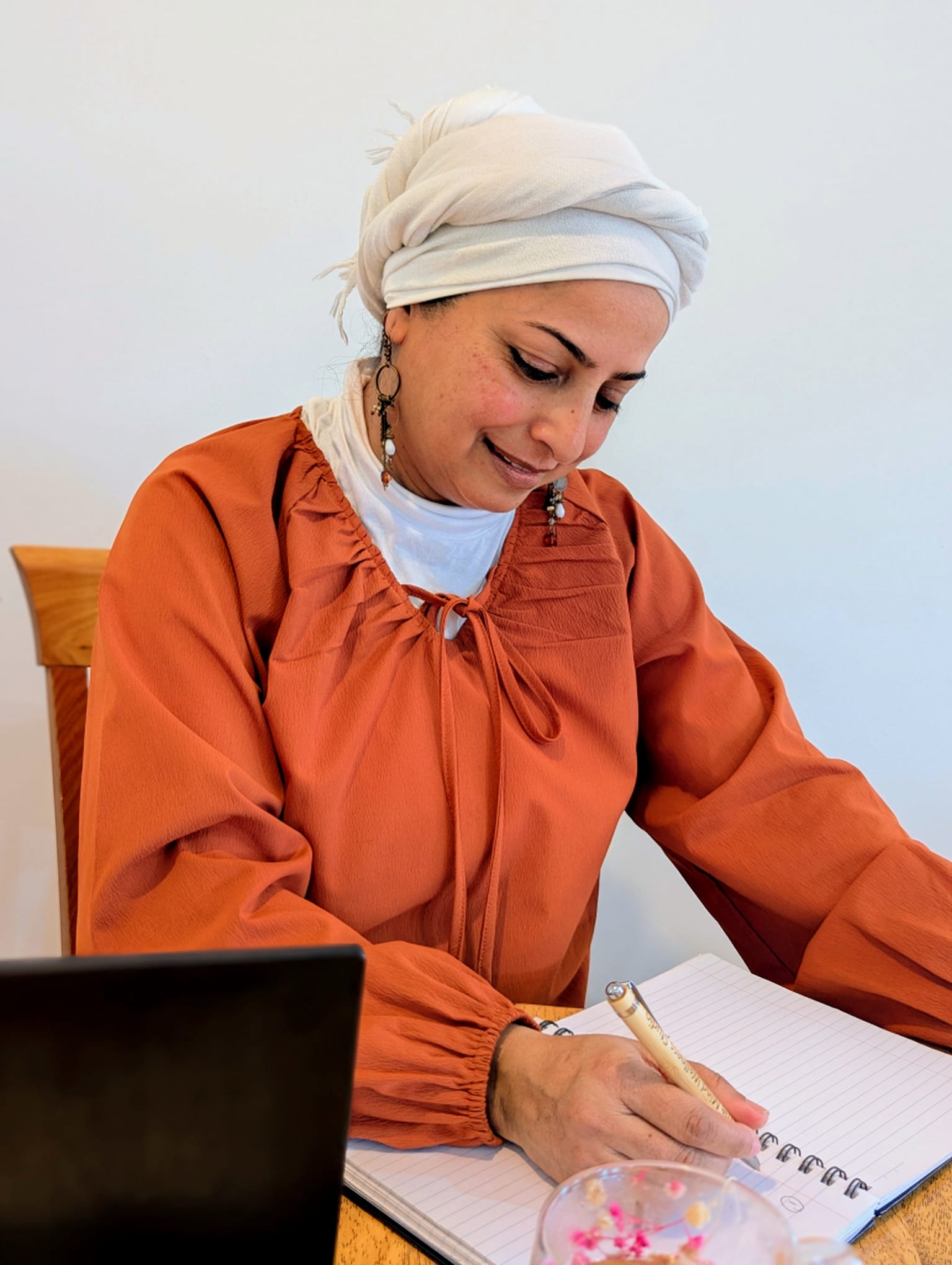 Tahira at a Mind Wellness Studio community event